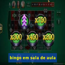 bingo em sala de aula